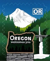 Travel Stamps Travel Stamp Oregon